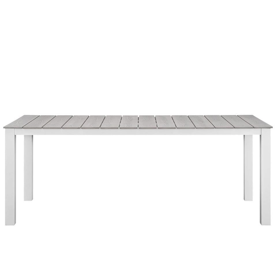 Maine 9 Piece Outdoor Patio Dining Set.