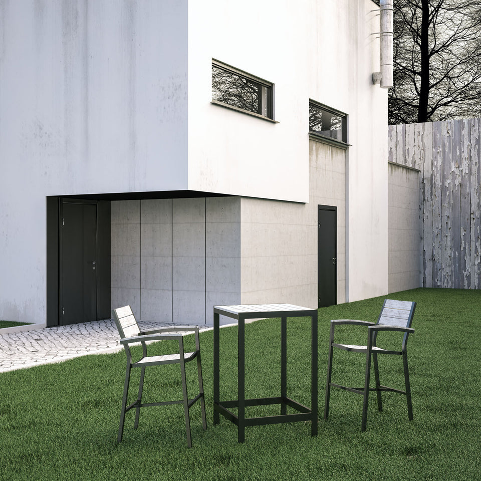 Maine 3 Piece Outdoor Patio Dining Set.
