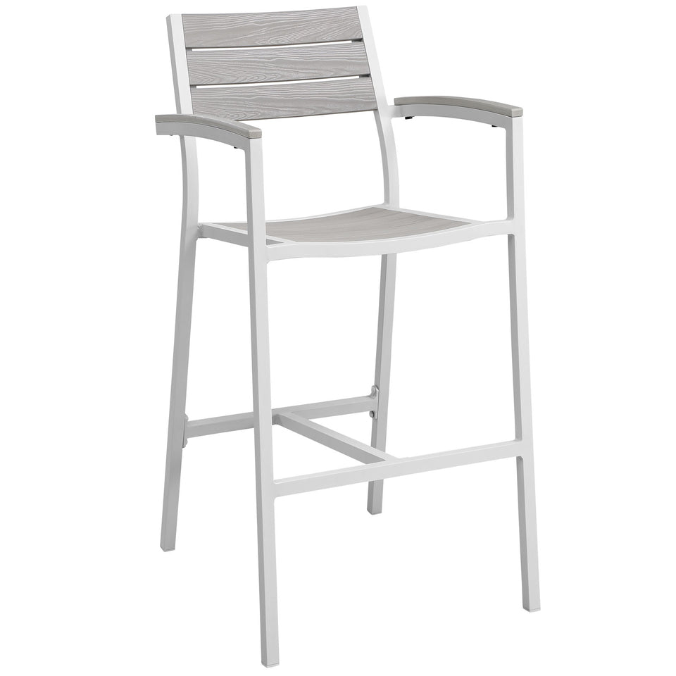 Maine 3 Piece Outdoor Patio Dining Set.