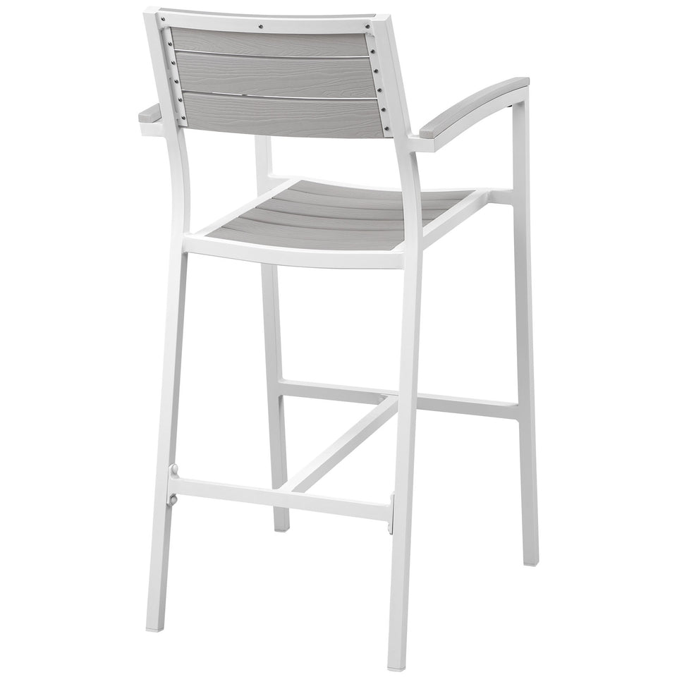Maine 3 Piece Outdoor Patio Dining Set.