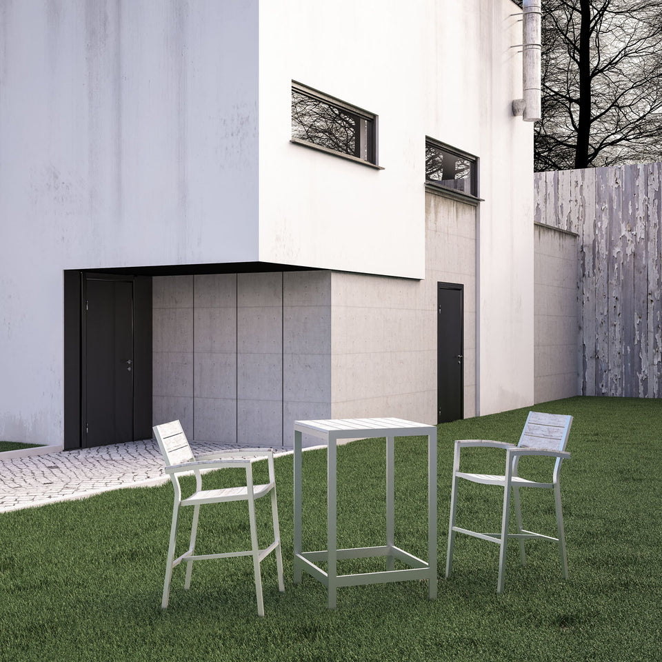 Maine 3 Piece Outdoor Patio Dining Set.