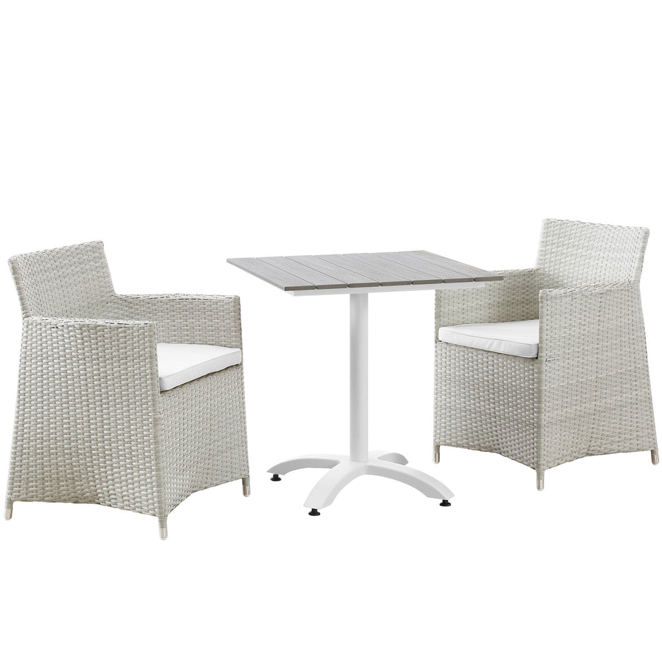 Junction 3 Piece Outdoor Patio Dining Set.