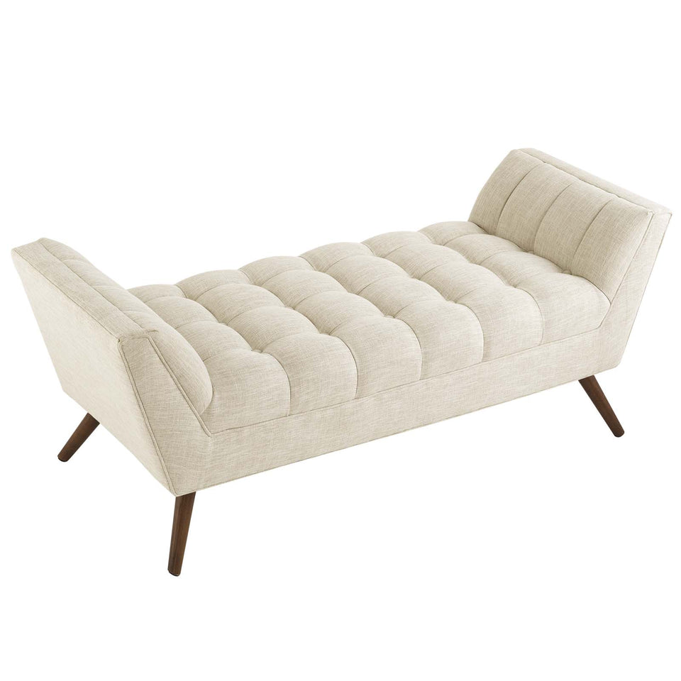 Response Medium Upholstered Fabric Bench.