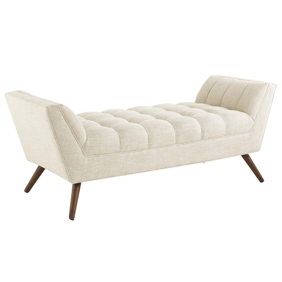 Response Medium Upholstered Fabric Bench.