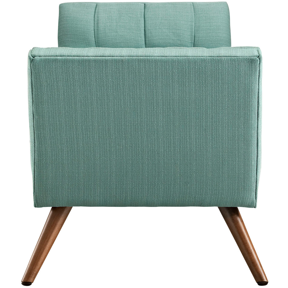 Response Medium Upholstered Fabric Bench.