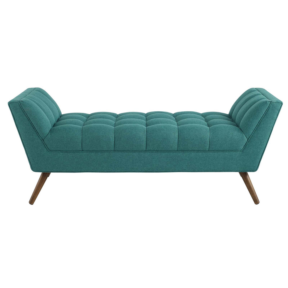 Response Medium Upholstered Fabric Bench.