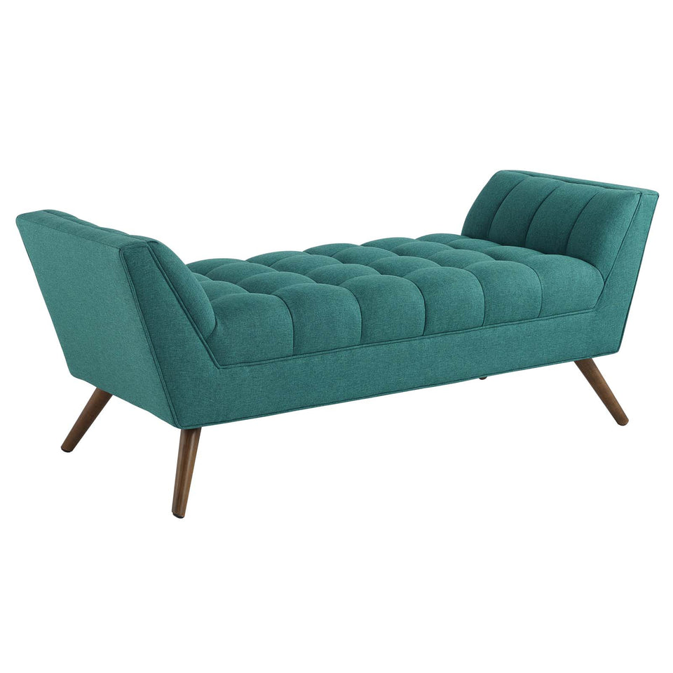 Response Medium Upholstered Fabric Bench.