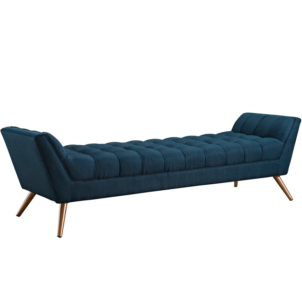 Response Upholstered Fabric Bench.