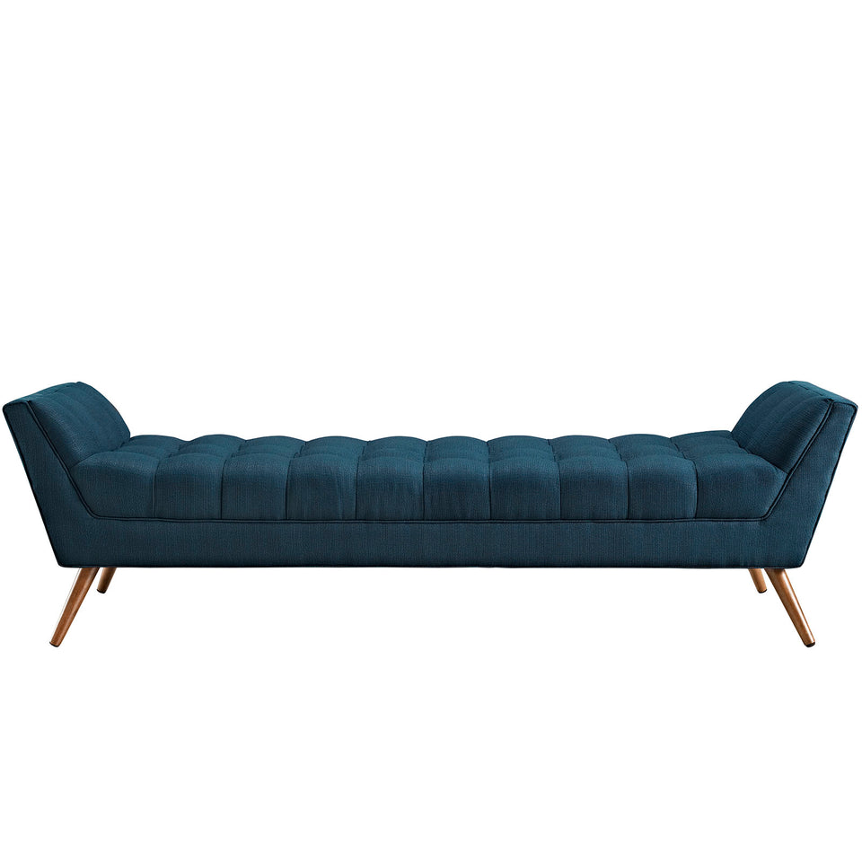 Response Upholstered Fabric Bench.