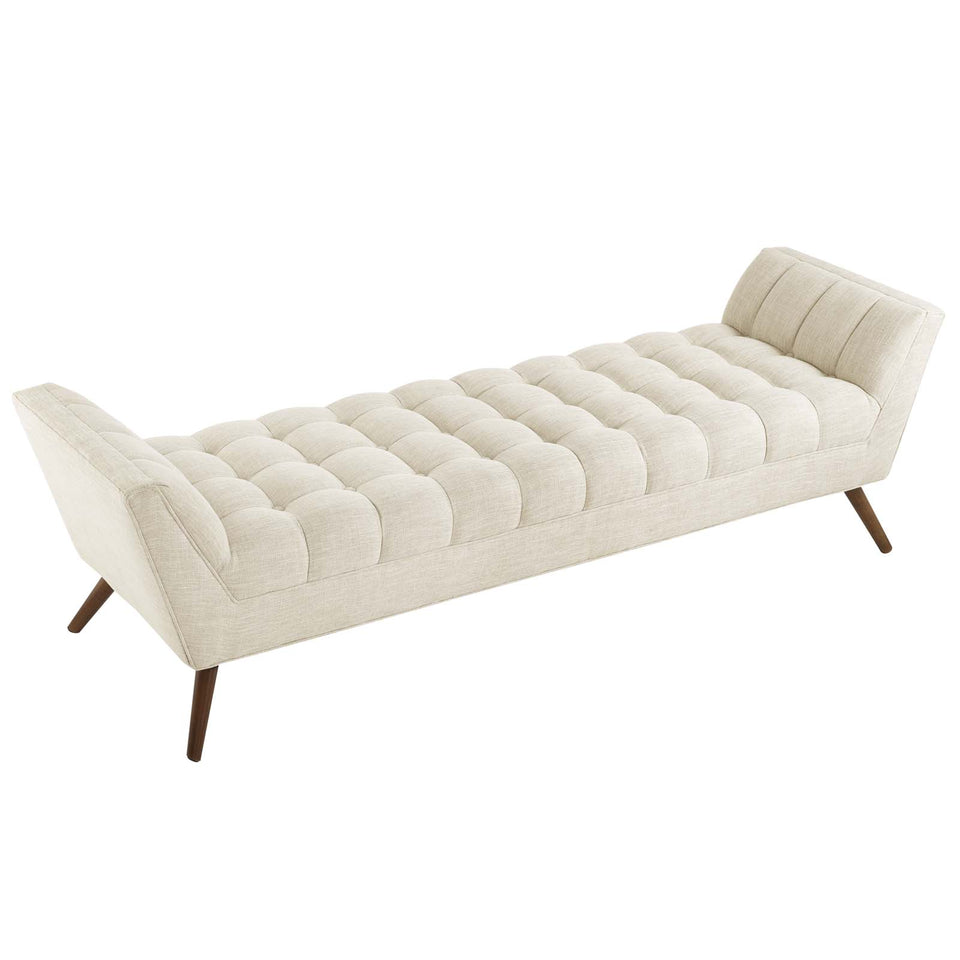 Response Upholstered Fabric Bench.