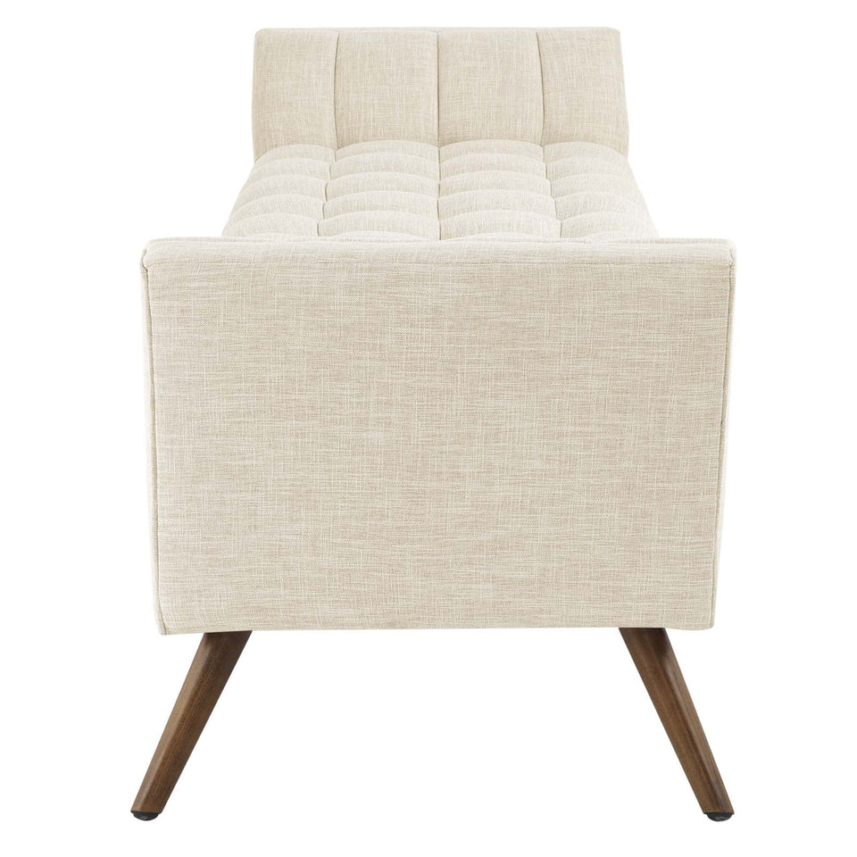 Response Upholstered Fabric Bench.