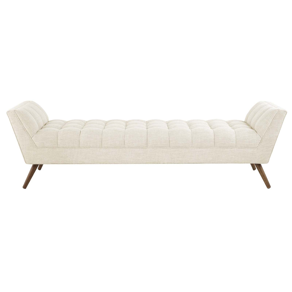 Response Upholstered Fabric Bench.