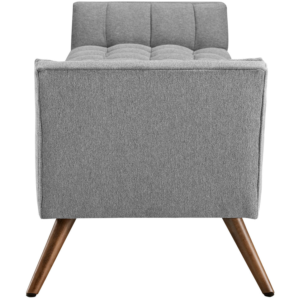 Response Upholstered Fabric Bench.