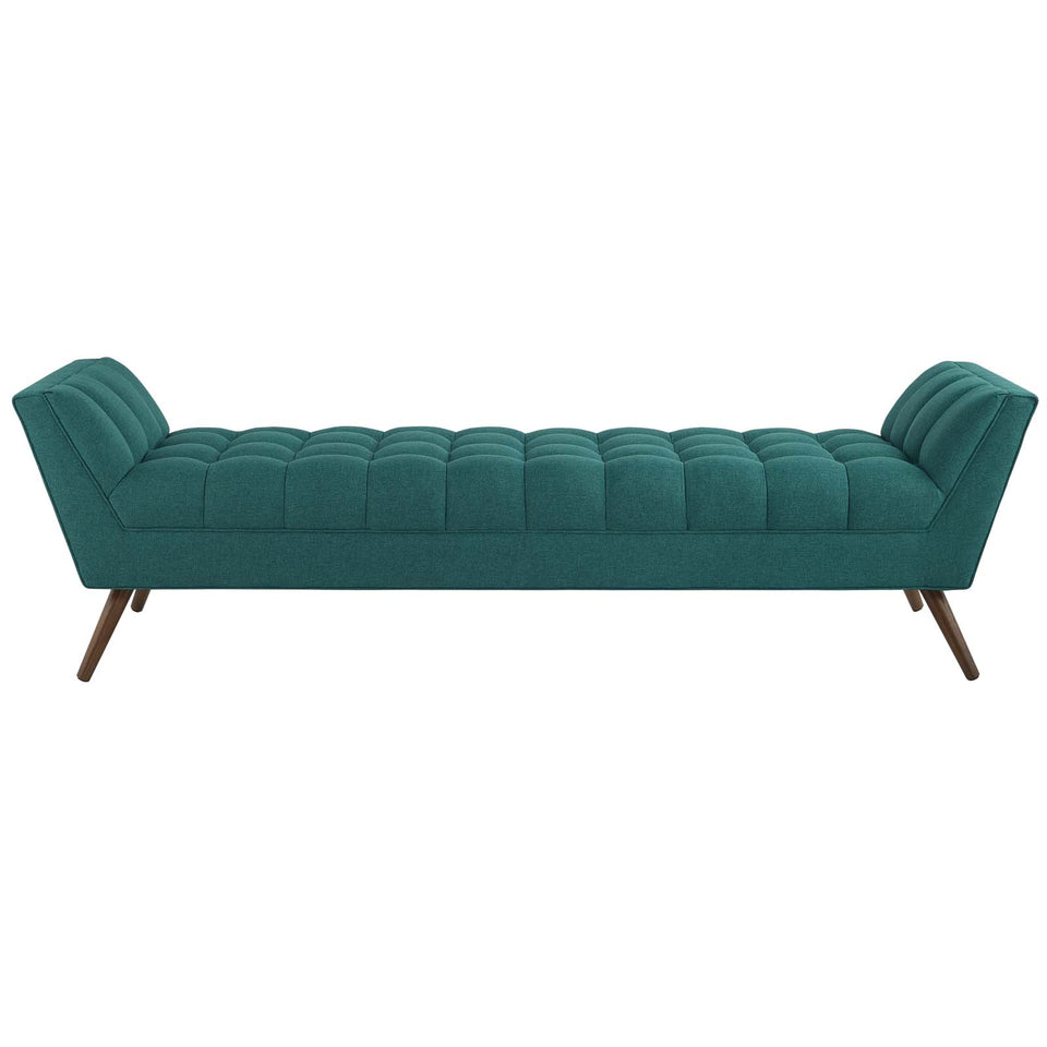 Response Upholstered Fabric Bench.