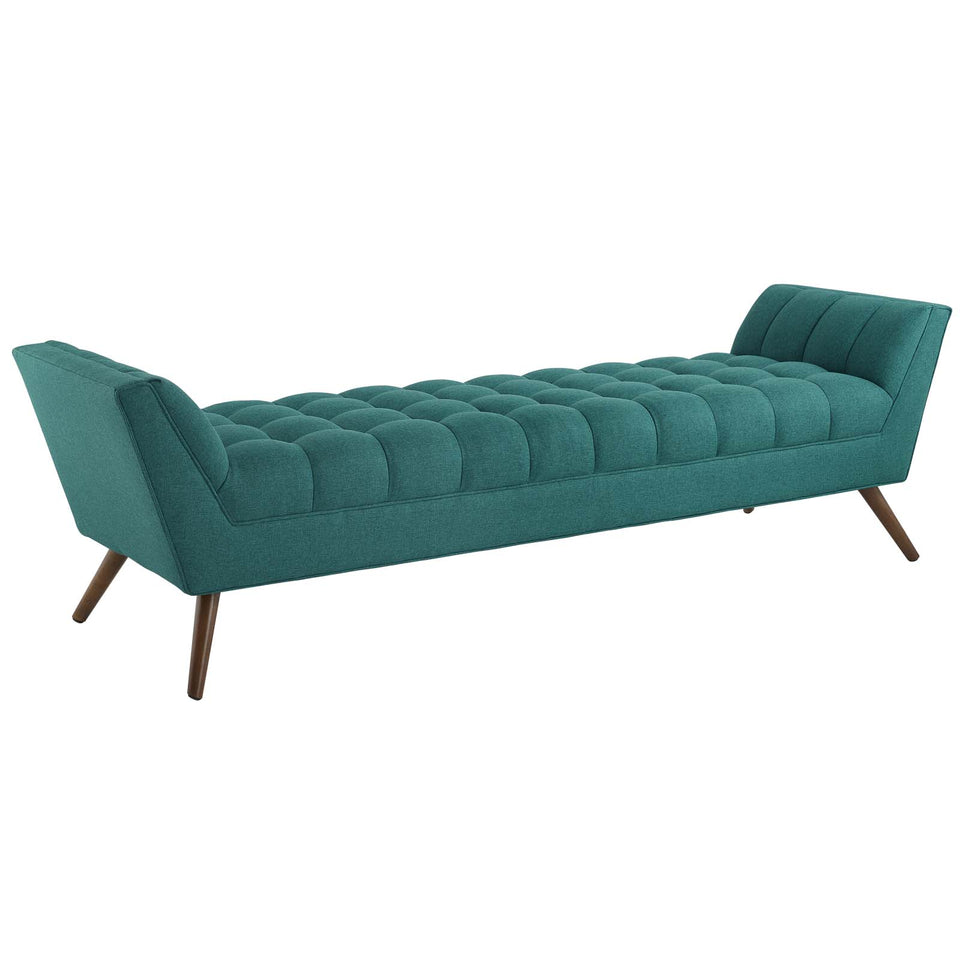 Response Upholstered Fabric Bench.