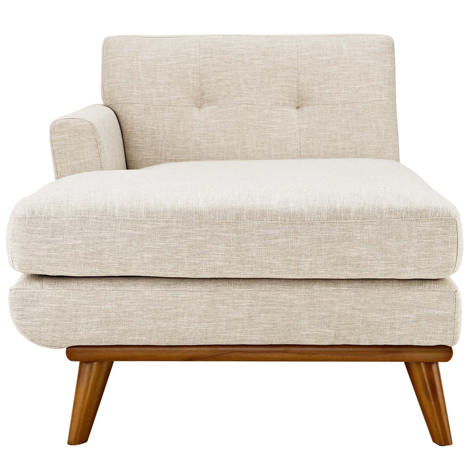 Engage Left-Facing Upholstered Fabric Chaise.