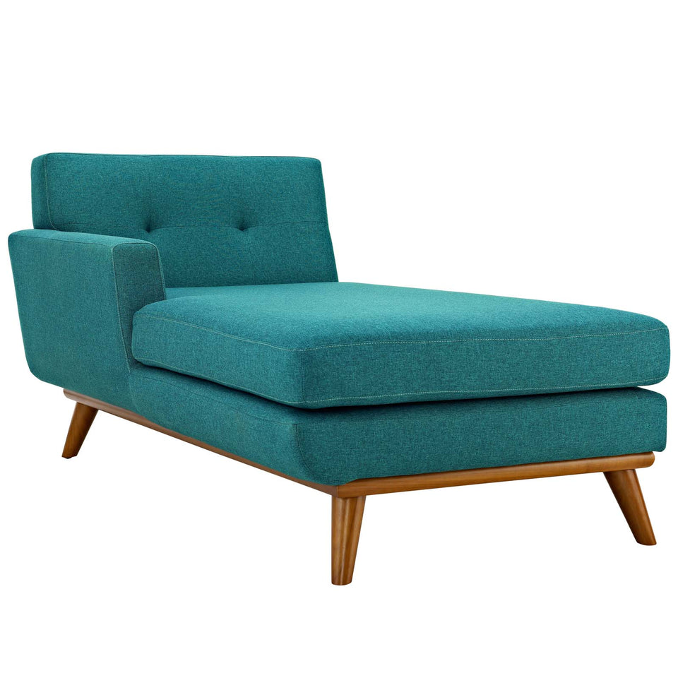 Engage Left-Facing Upholstered Fabric Chaise.