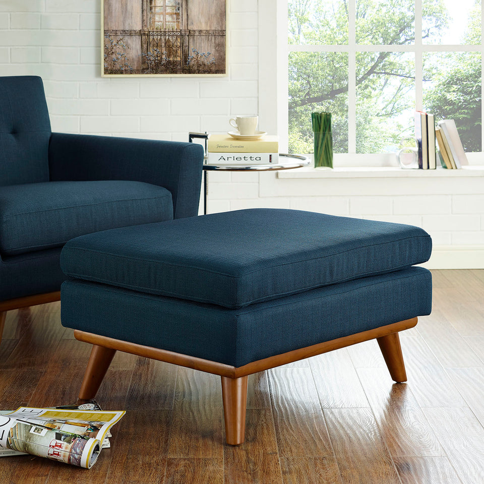 Engage Upholstered Fabric Ottoman.