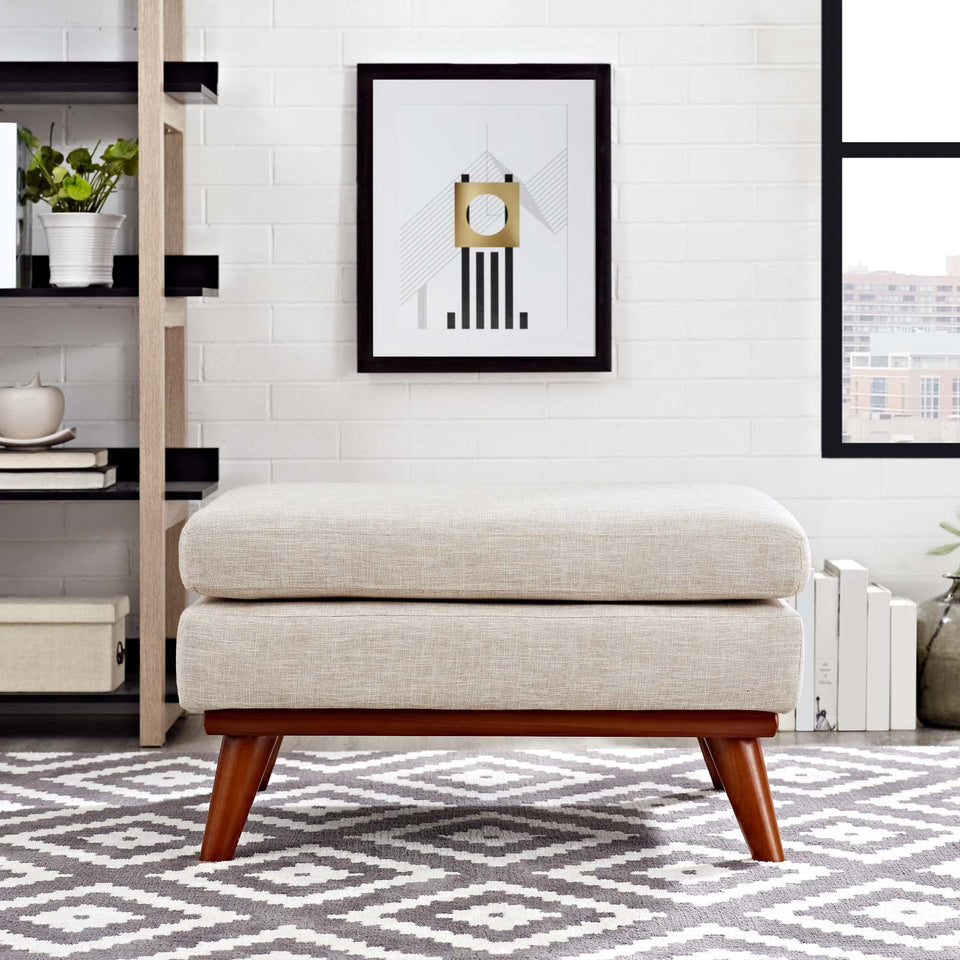 Engage Upholstered Fabric Ottoman.