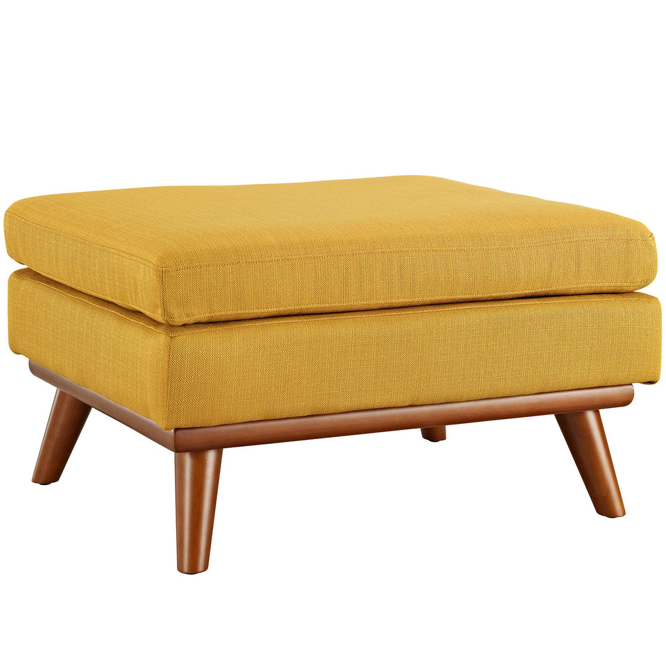 Engage Upholstered Fabric Ottoman.