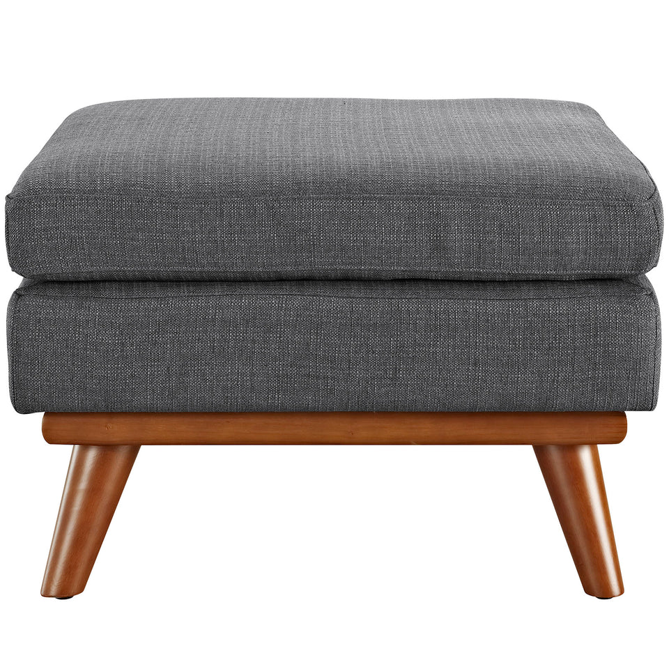 Engage Upholstered Fabric Ottoman.