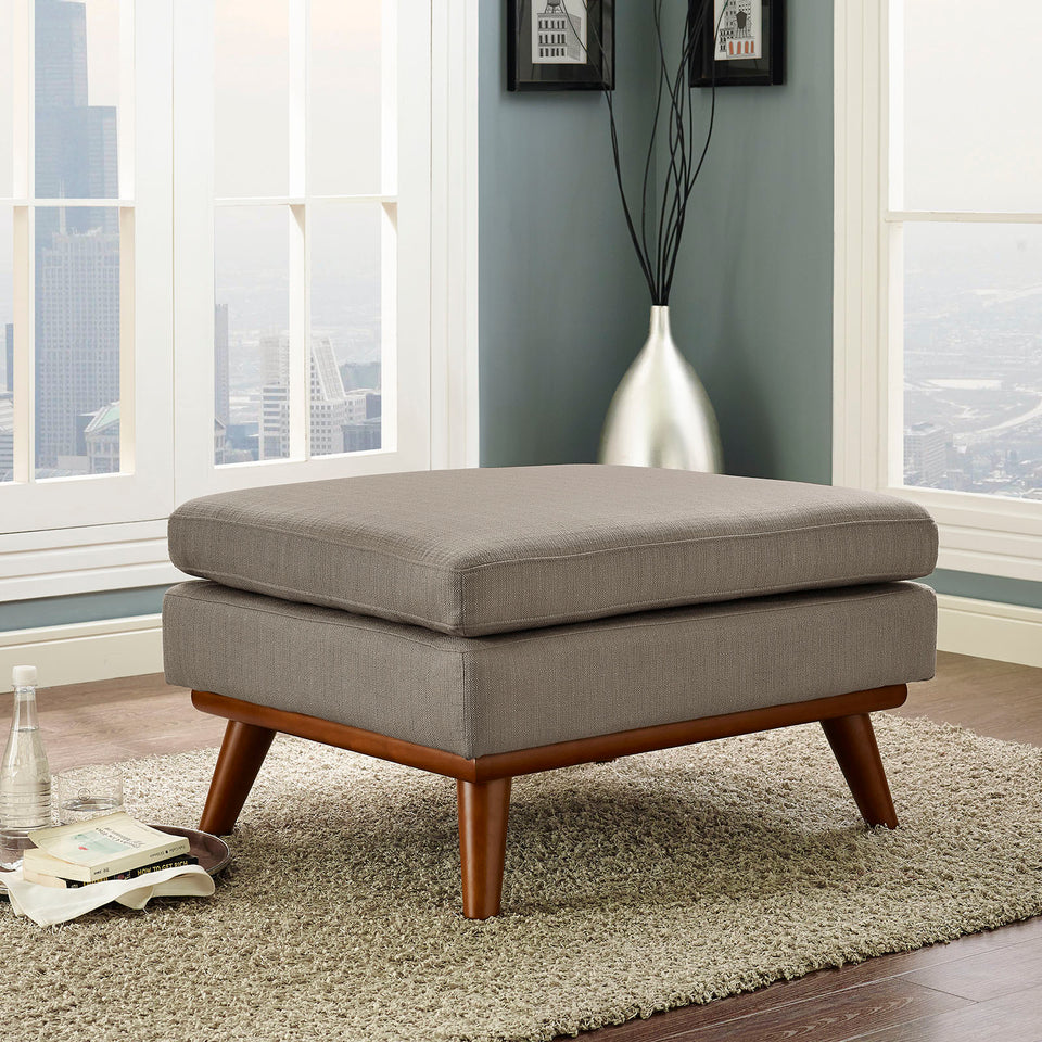 Engage Upholstered Fabric Ottoman.