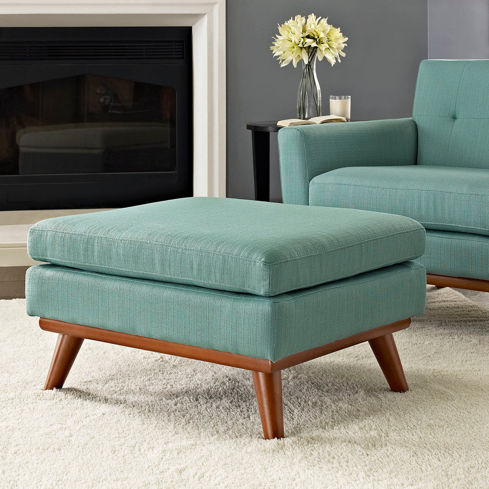 Engage Upholstered Fabric Ottoman.