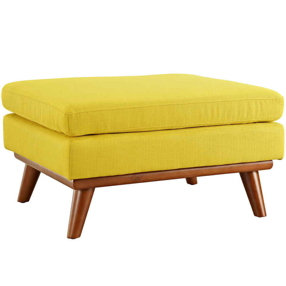 Engage Upholstered Fabric Ottoman.