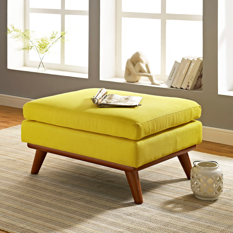 Engage Upholstered Fabric Ottoman.