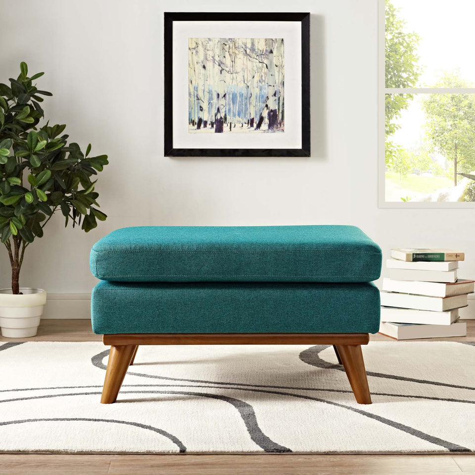 Engage Upholstered Fabric Ottoman.