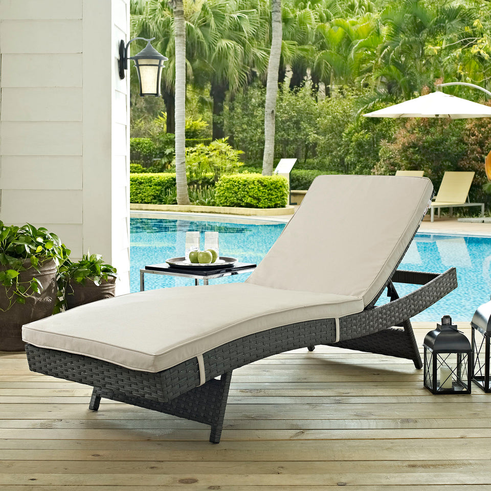 Sojourn Outdoor Patio Sunbrella® Chaise.