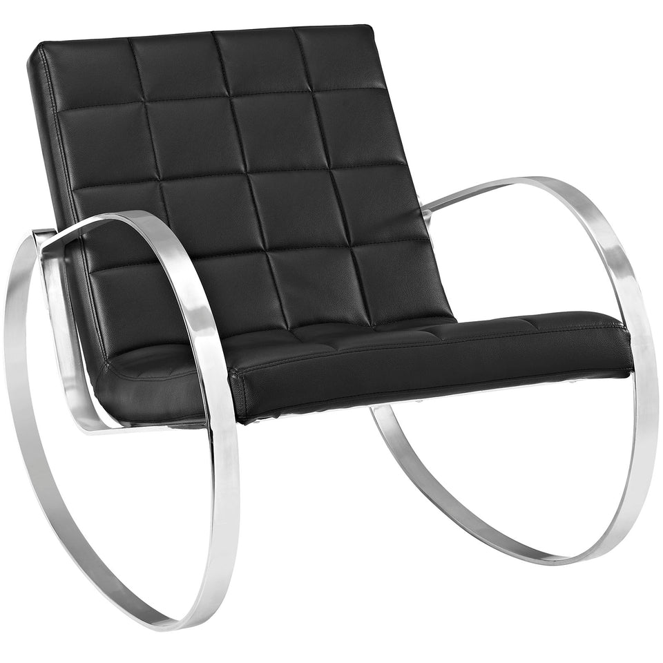 Gravitas Upholstered Vinyl Lounge Chair.