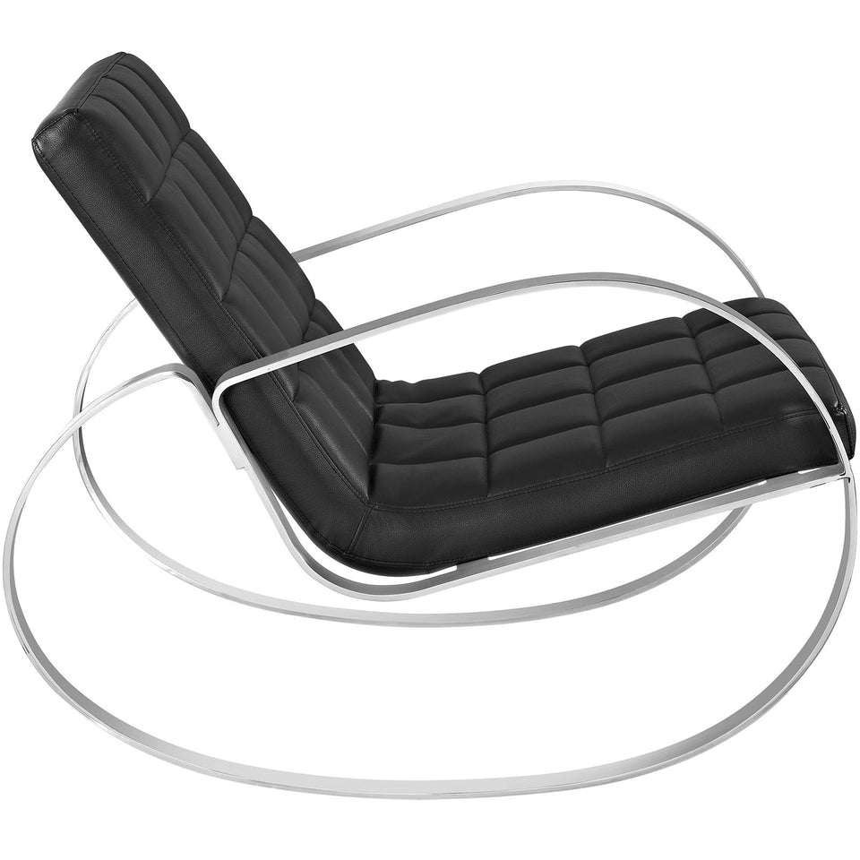 Gravitas Upholstered Vinyl Lounge Chair.