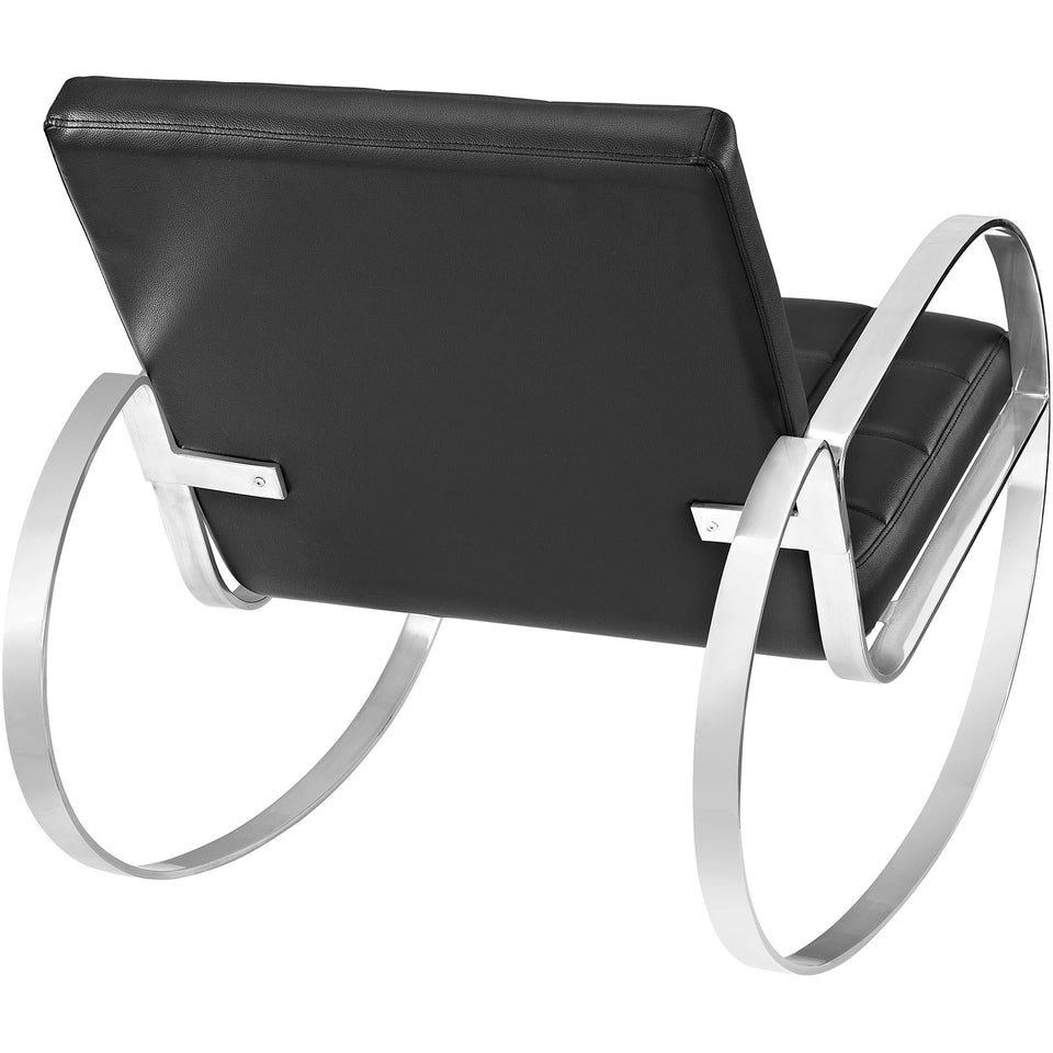 Gravitas Upholstered Vinyl Lounge Chair.