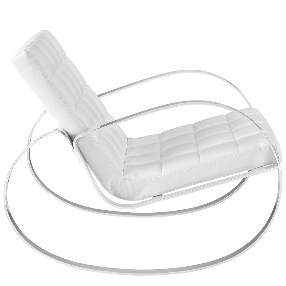 Gravitas Upholstered Vinyl Lounge Chair.