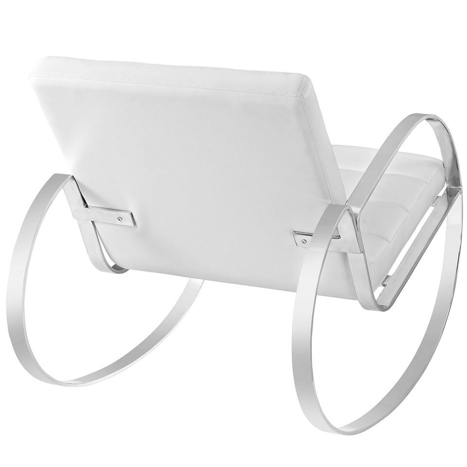Gravitas Upholstered Vinyl Lounge Chair.