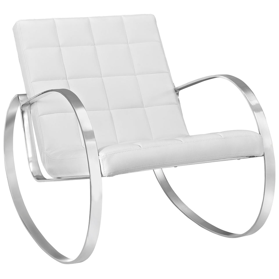 Gravitas Upholstered Vinyl Lounge Chair.