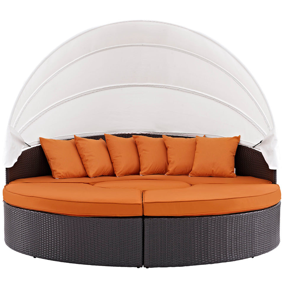 Convene Canopy Outdoor Patio Daybed.