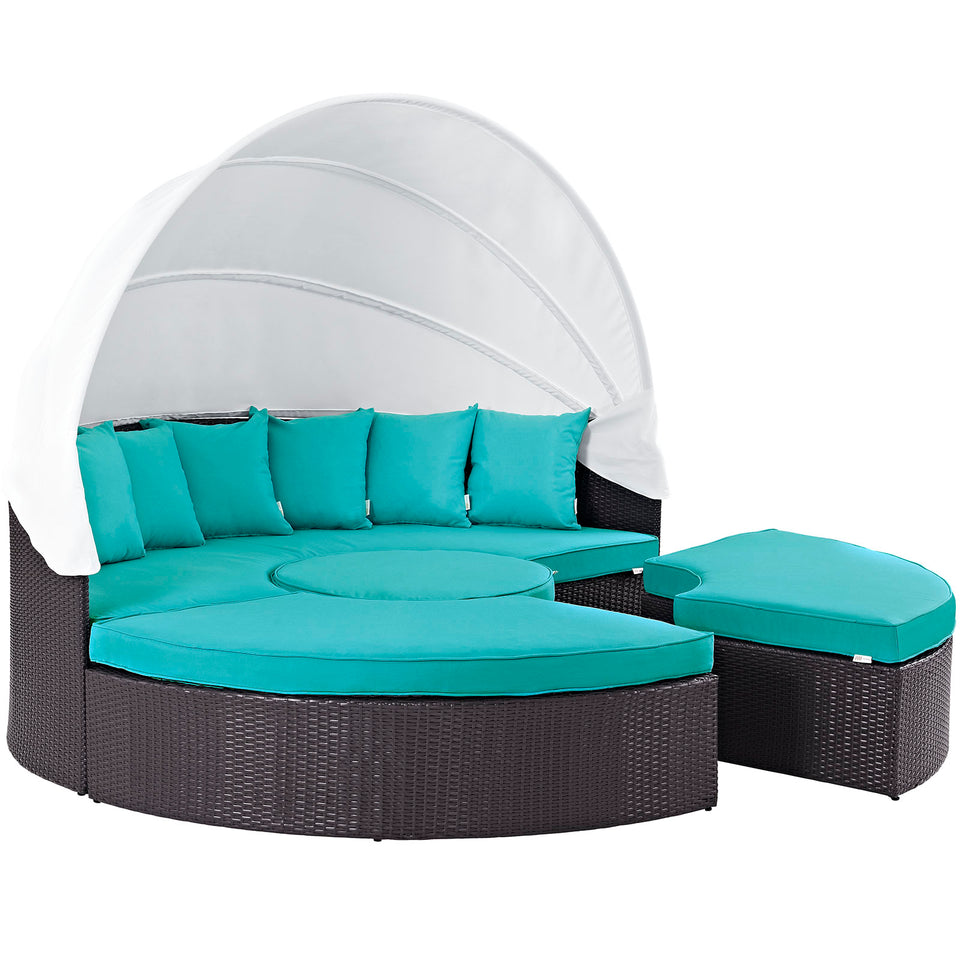 Convene Canopy Outdoor Patio Daybed.