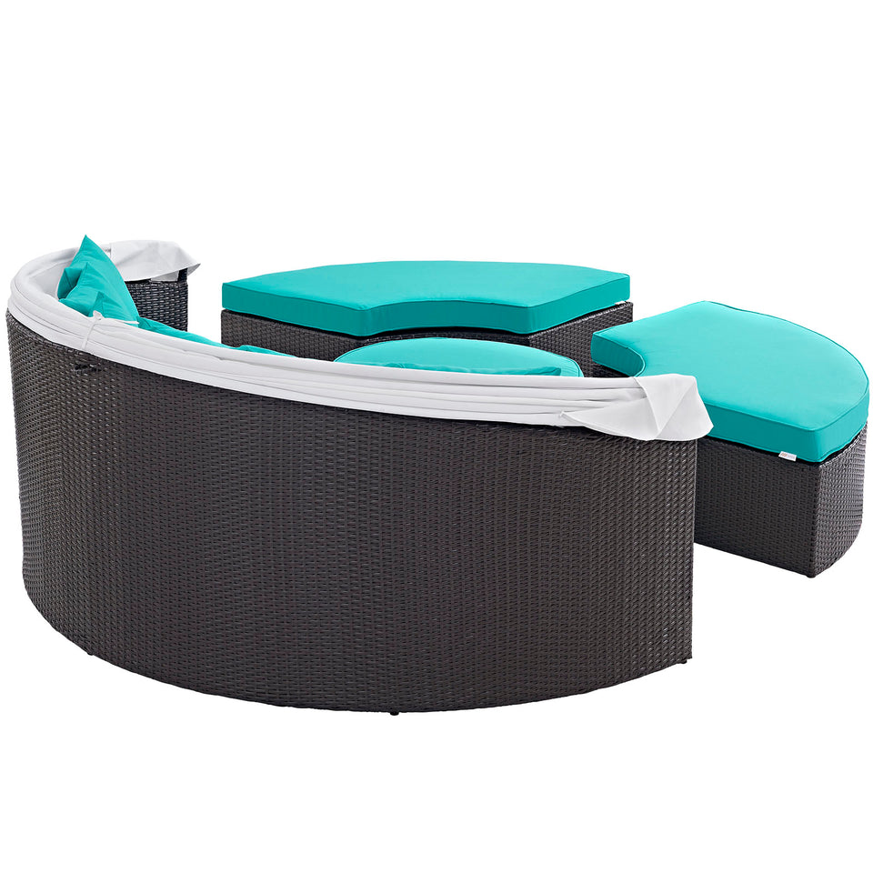 Convene Canopy Outdoor Patio Daybed.