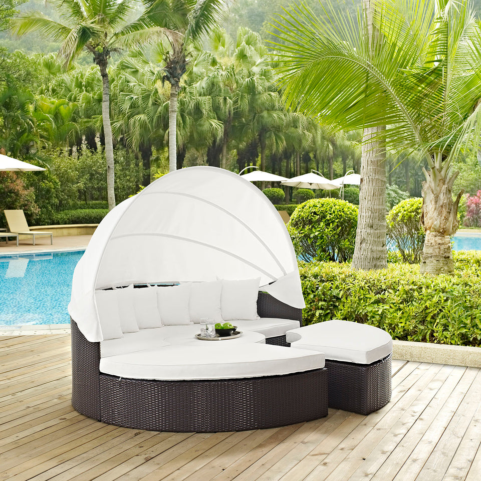 Convene Canopy Outdoor Patio Daybed.