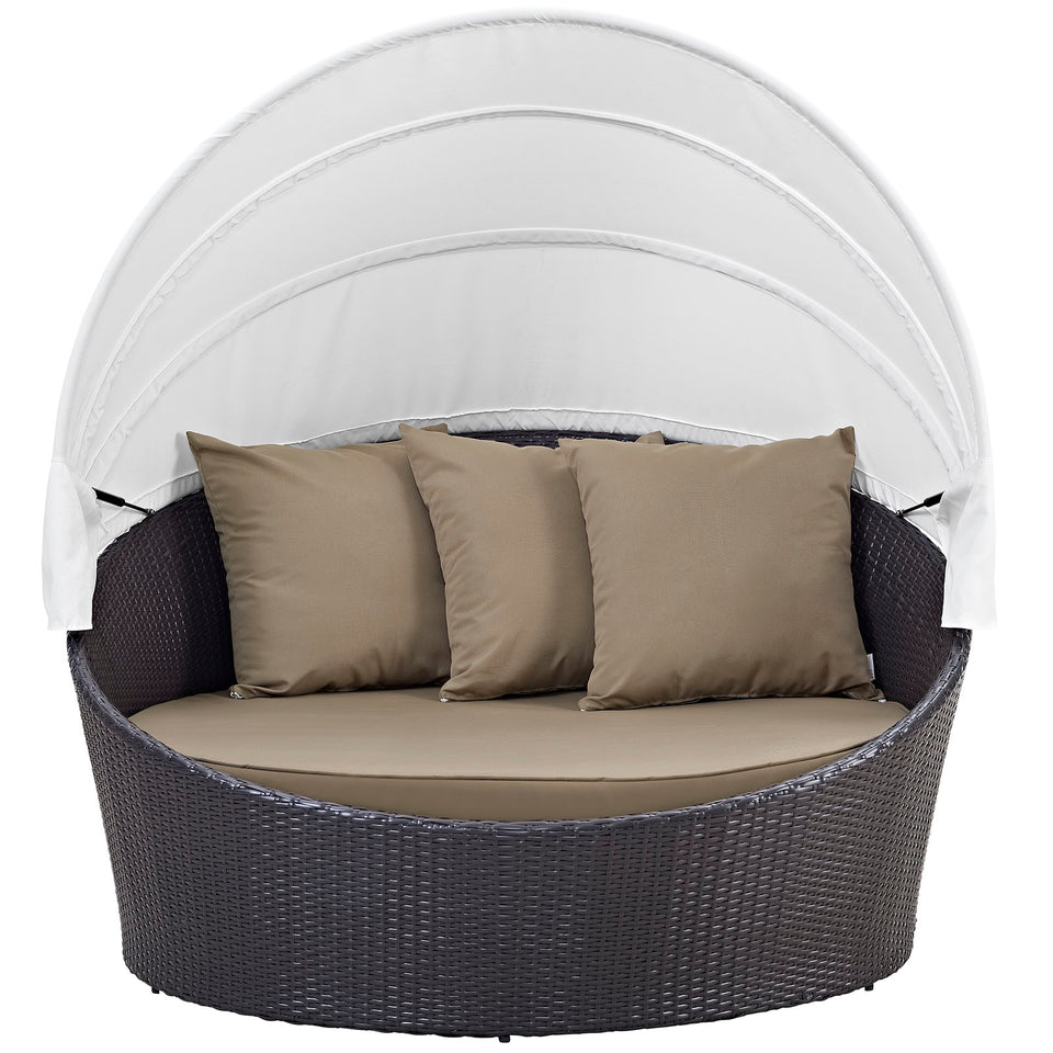Convene Canopy Outdoor Patio Daybed.