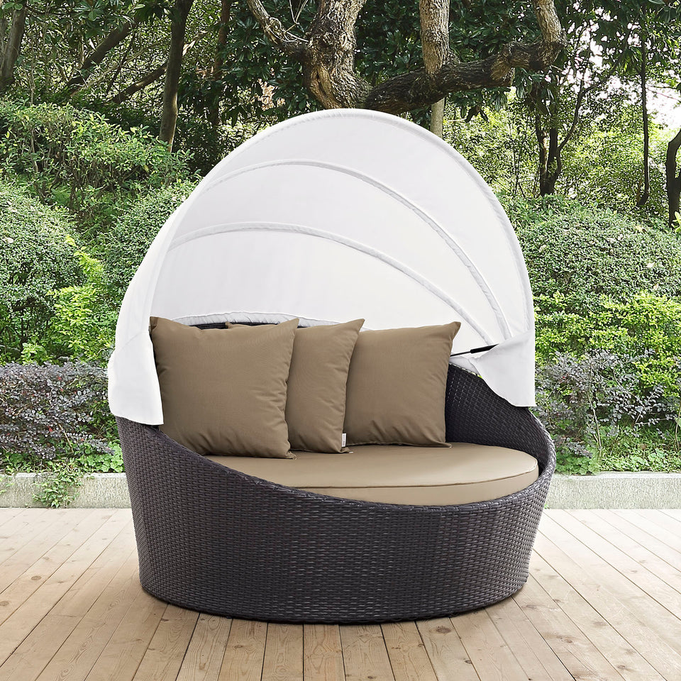 Convene Canopy Outdoor Patio Daybed.