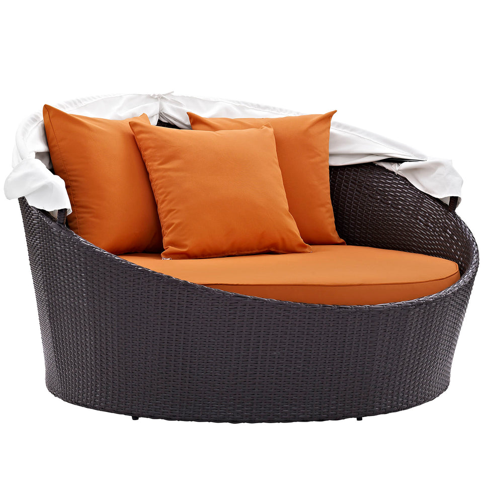 Convene Canopy Outdoor Patio Daybed.