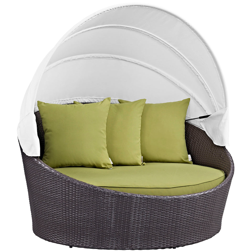Convene Canopy Outdoor Patio Daybed.