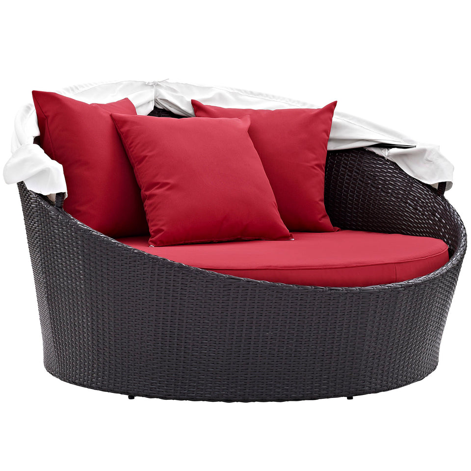 Convene Canopy Outdoor Patio Daybed.