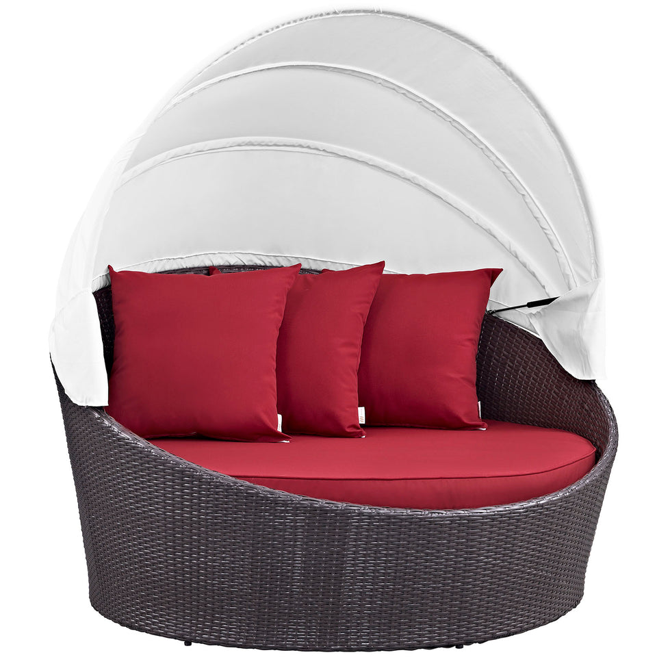 Convene Canopy Outdoor Patio Daybed.