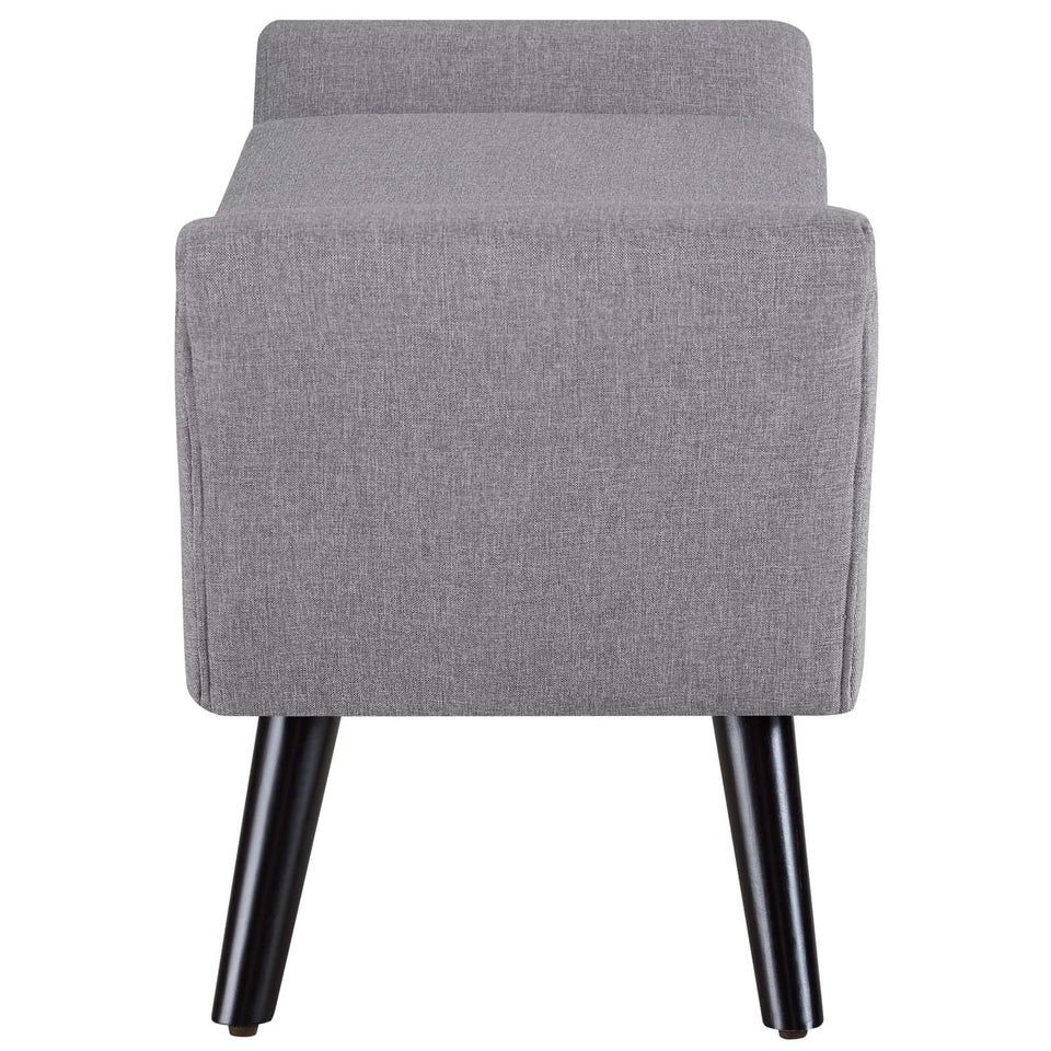 Gambol Upholstered Fabric Bench.