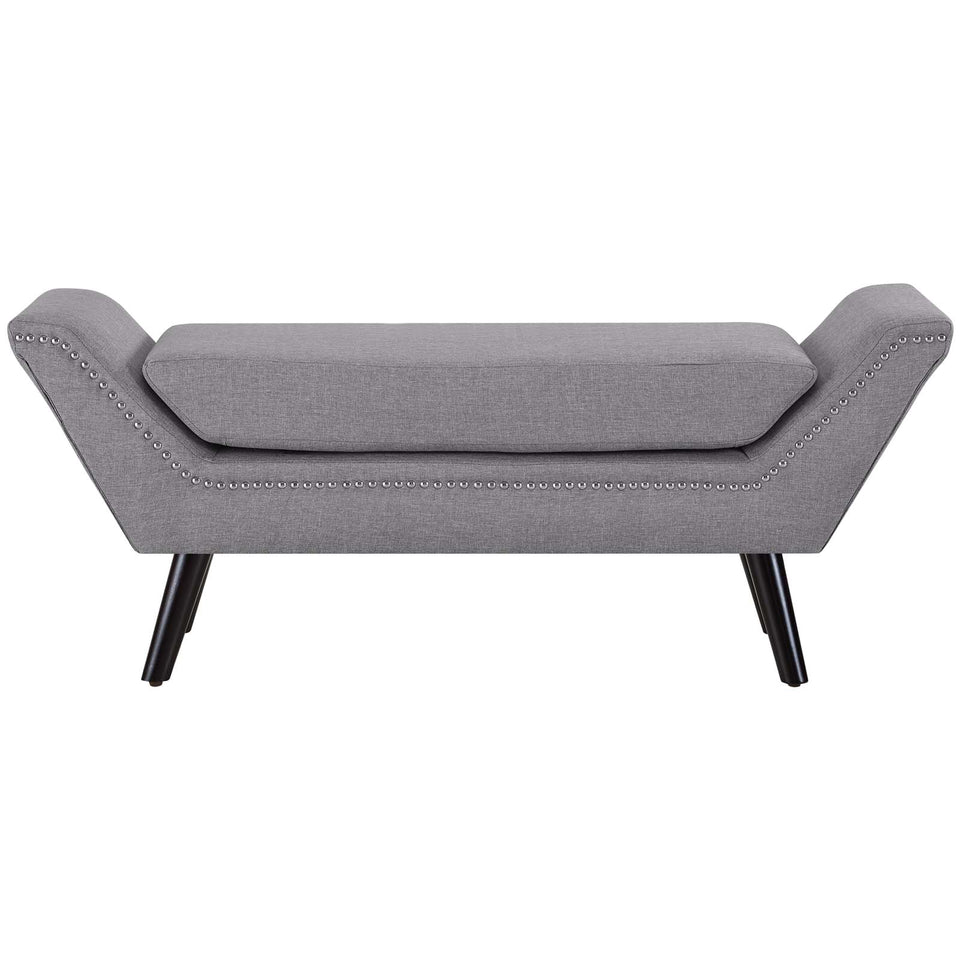 Gambol Upholstered Fabric Bench.