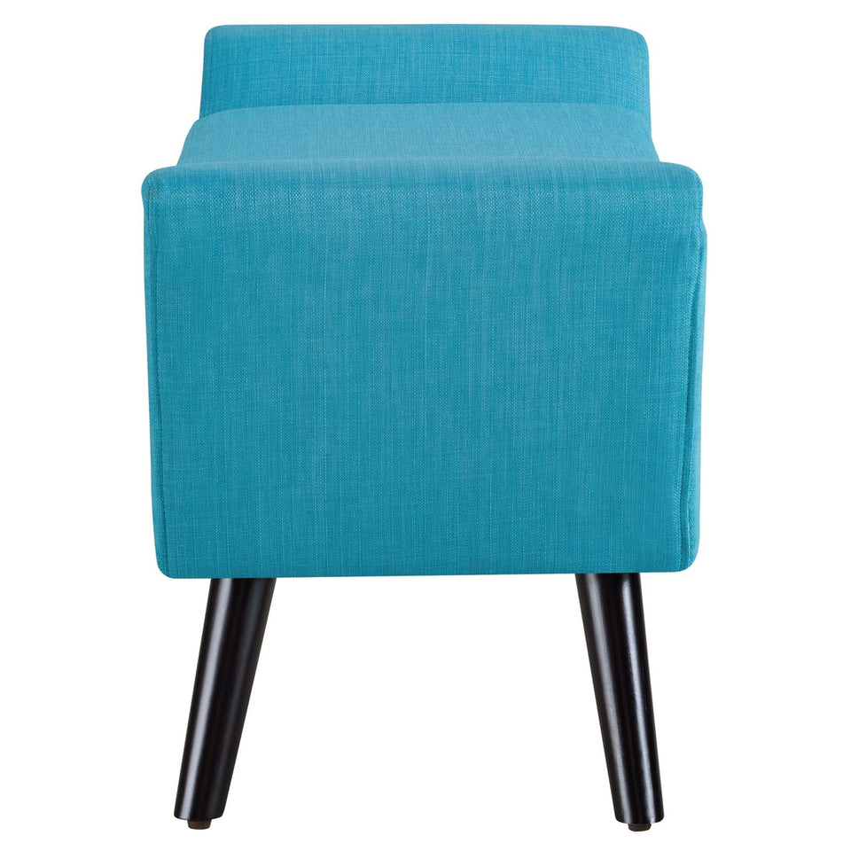 Gambol Upholstered Fabric Bench.
